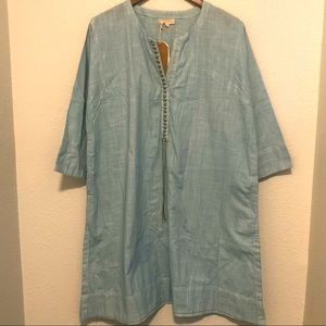 Light blue kurta, Pakistani Indian tunic